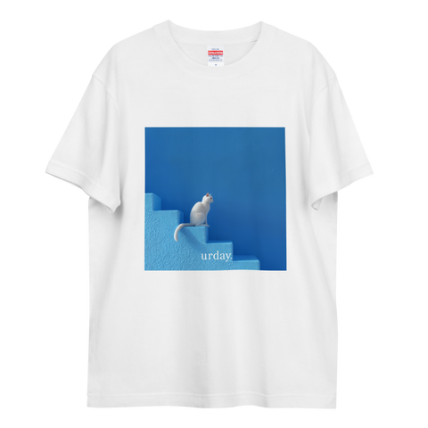 urday【Animal／White Cat／B】フォトTシャツ（7949763）ホワイト/urday（マミアン）