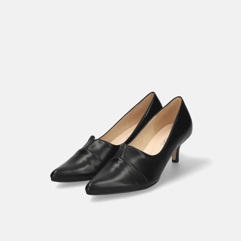 10% OFF: 2024SSBI: Pointed toe switching pumps (5154) Black