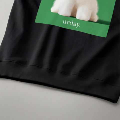 予約：urday【cat】アートワークスウェットシャツ（u-a-sw-0001-03）ホワイト